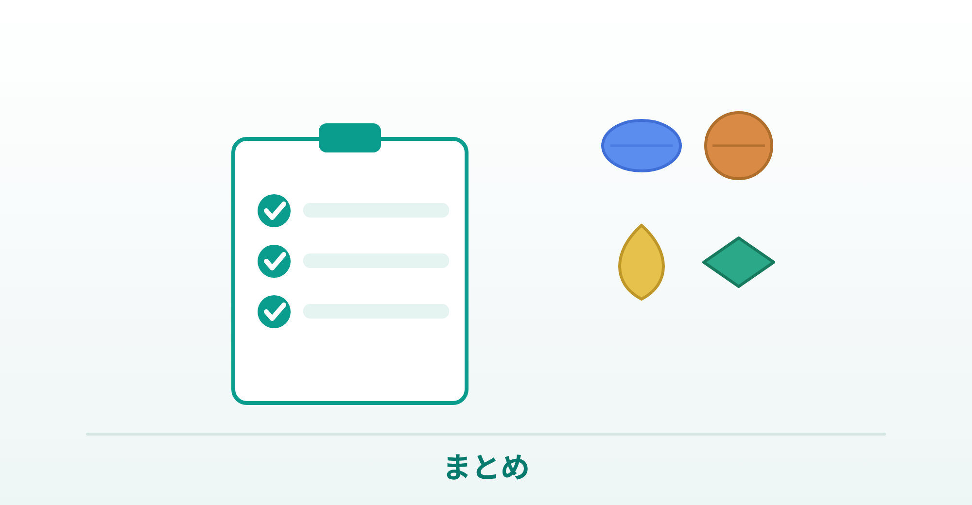 ED治療薬の選び方のまとめ画像