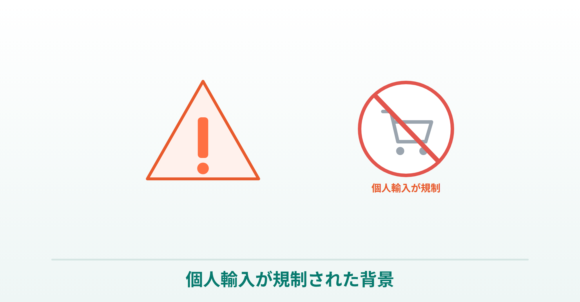 フロセミドの個人輸入が規制された背景（危険性・通販不可）を表したイラスト