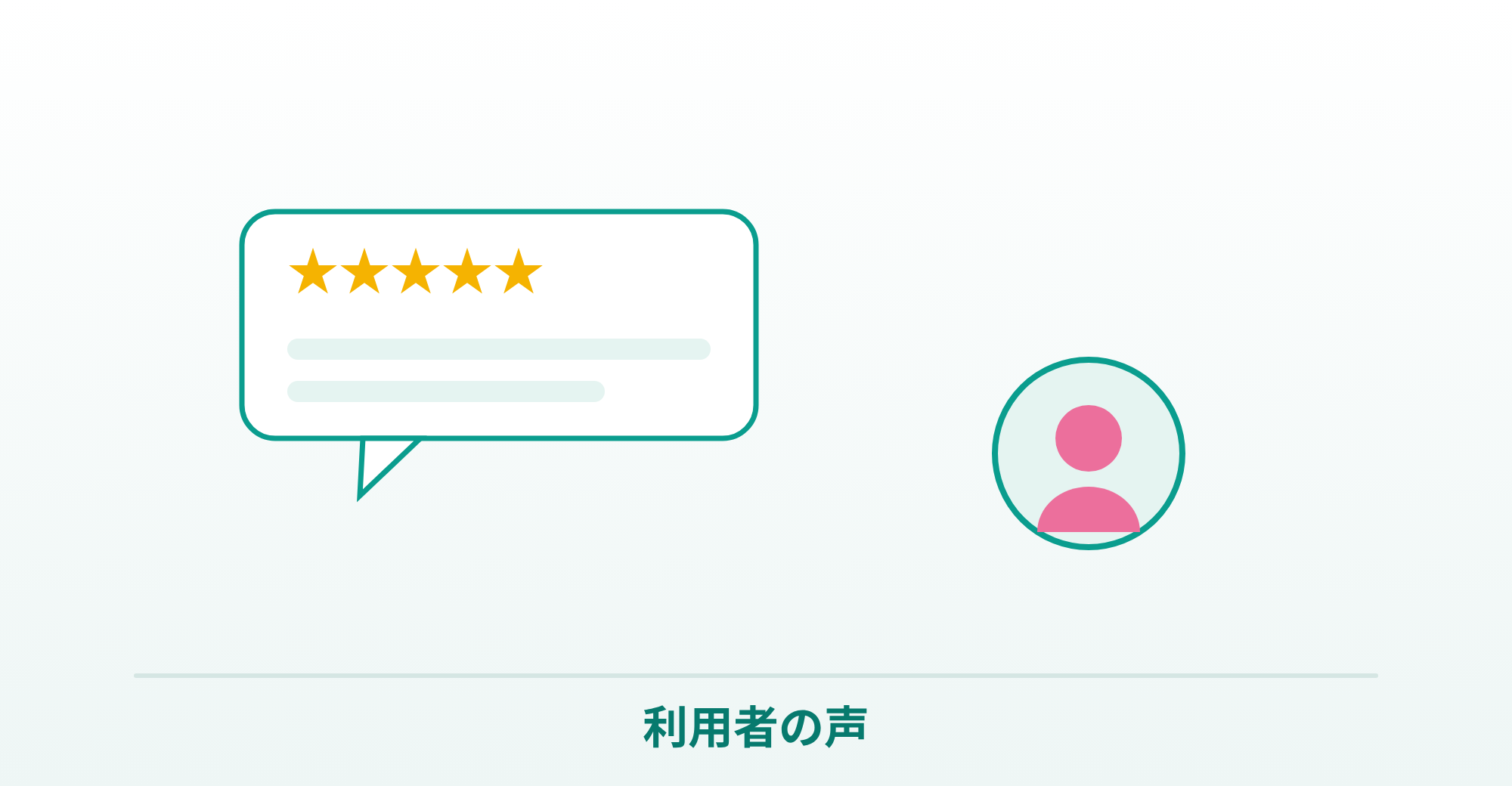 ノルレボ錠利用者の声を表したイラスト